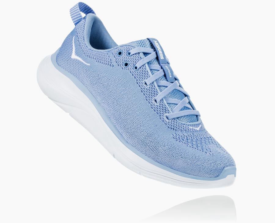 Hoka One One Hardloopschoenen Dames - Hupana Flow - Blauw/Wit - FL9602845